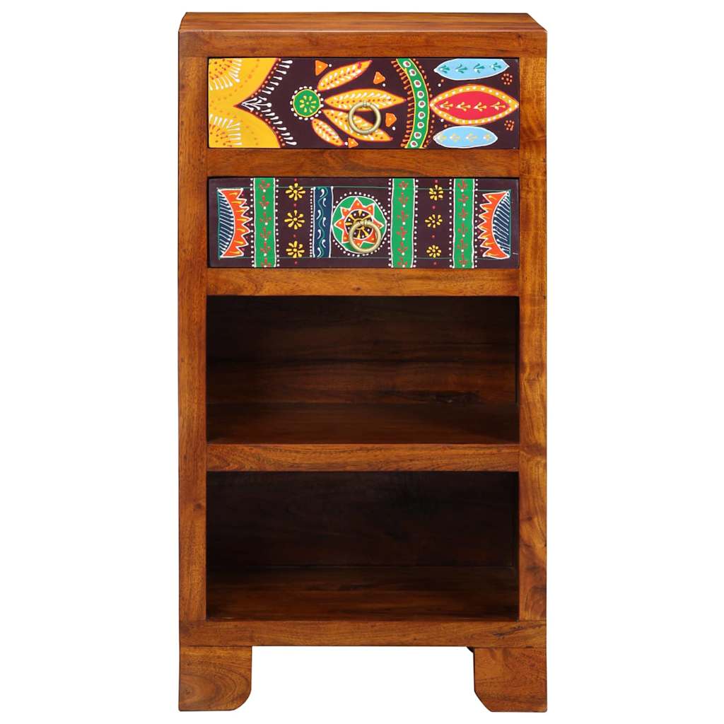 Florale Einde Tafel met lade met opslag Bruin 40 x 35 x 75 cm is nu te koop bij PeponiXL, paradijselijk wonen!
