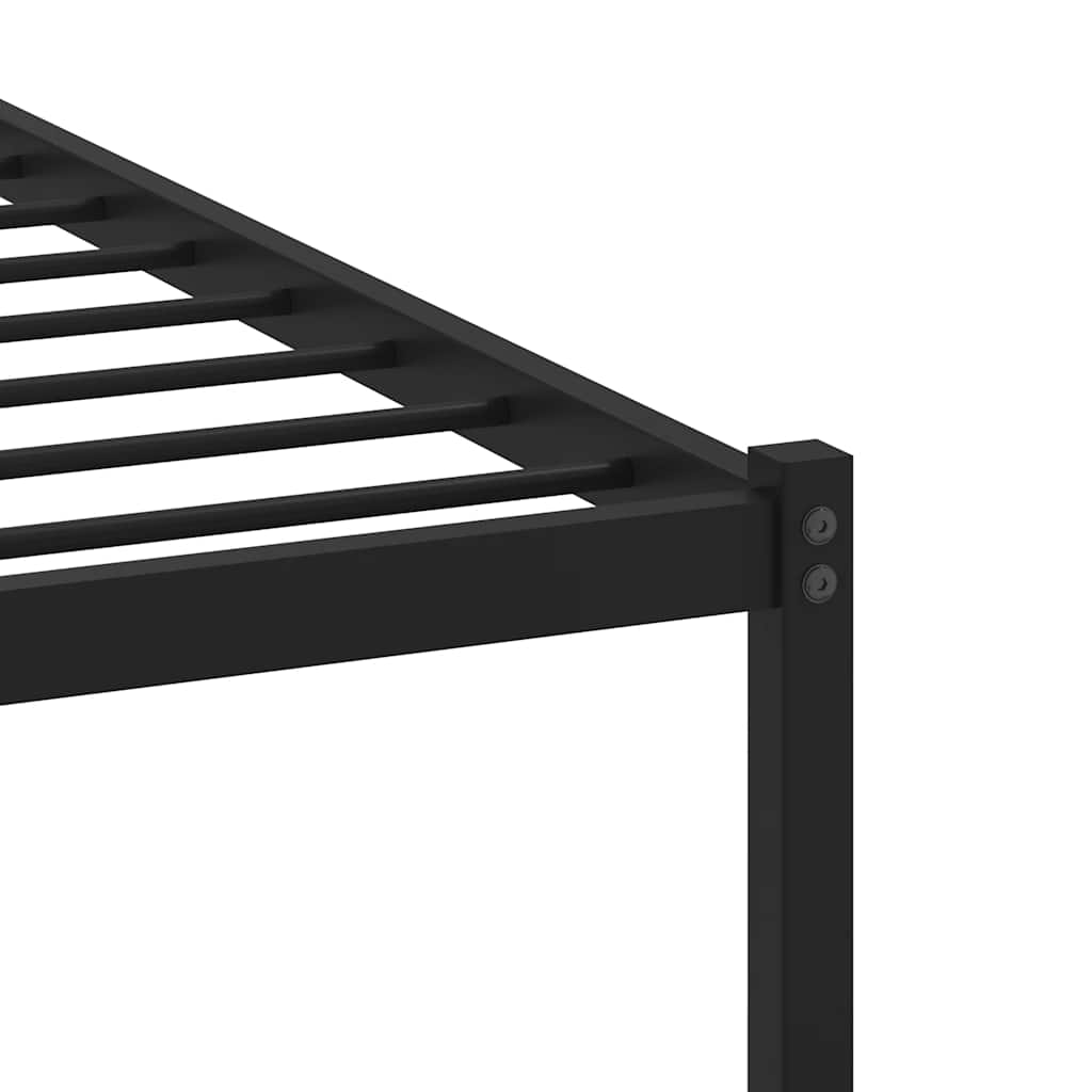 Bedframe zonder matras metaal sonoma eikenkleurig 135x190 cm is nu te koop bij PeponiXL, paradijselijk wonen!