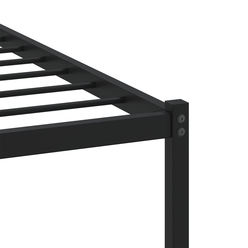 Bedframe met hoofdbord zonder matras bruin eikenkleur 80x200 cm is nu te koop bij PeponiXL, paradijselijk wonen!
