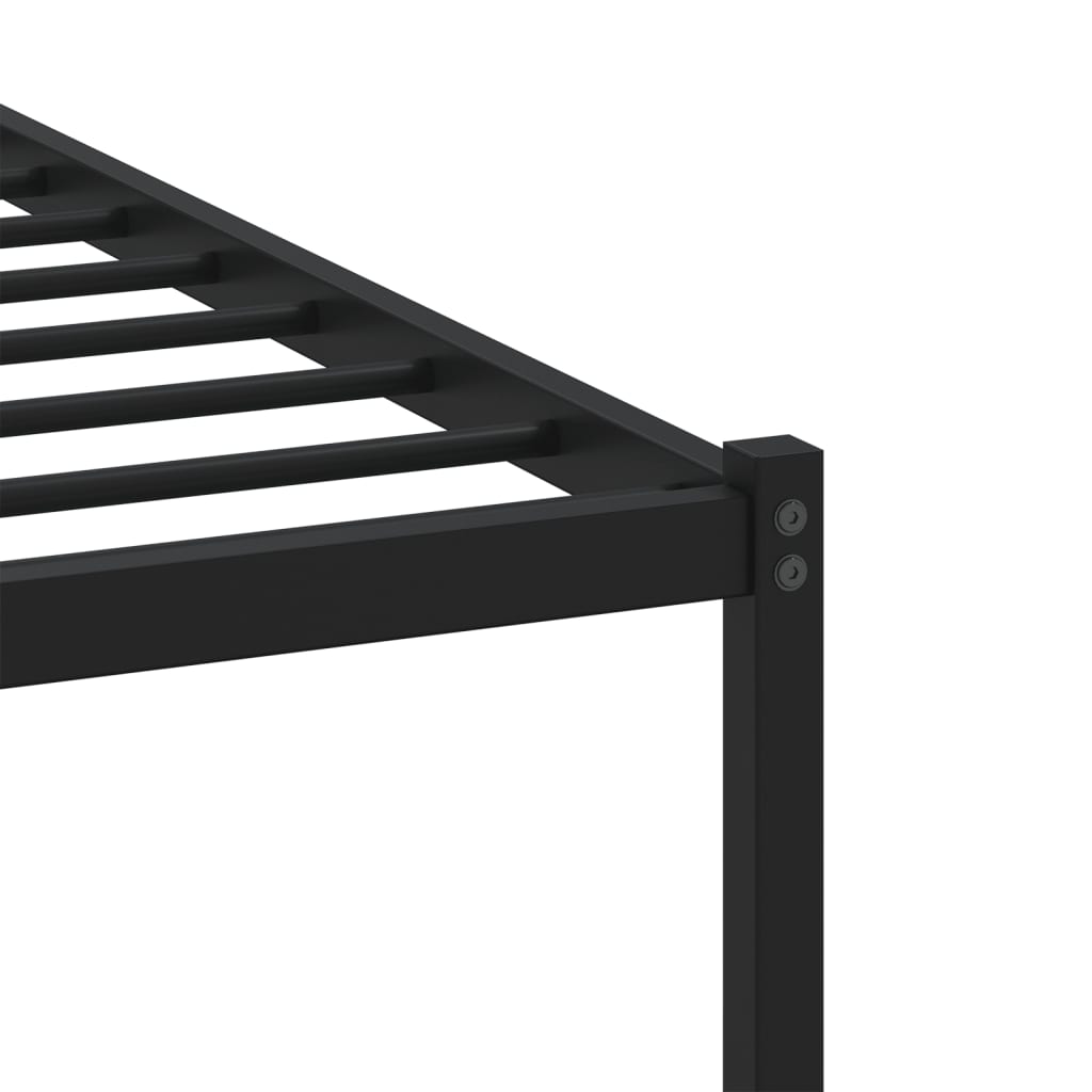Bedframe met hoofdbord zonder matras bruin eiken 200x200 cm is nu te koop bij PeponiXL, paradijselijk wonen!