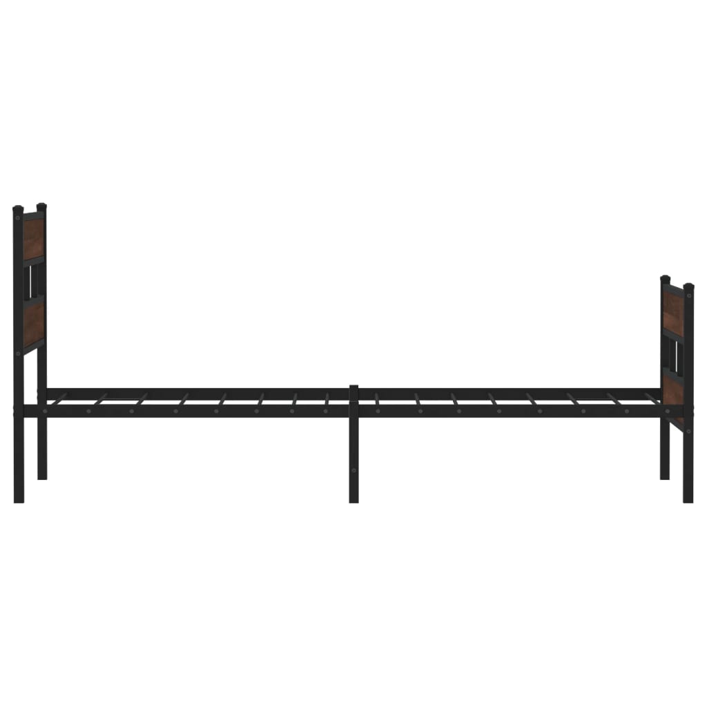 Bedframe met hoofdbord en voetbord zonder matras 90x200 cm is nu te koop bij PeponiXL, paradijselijk wonen!