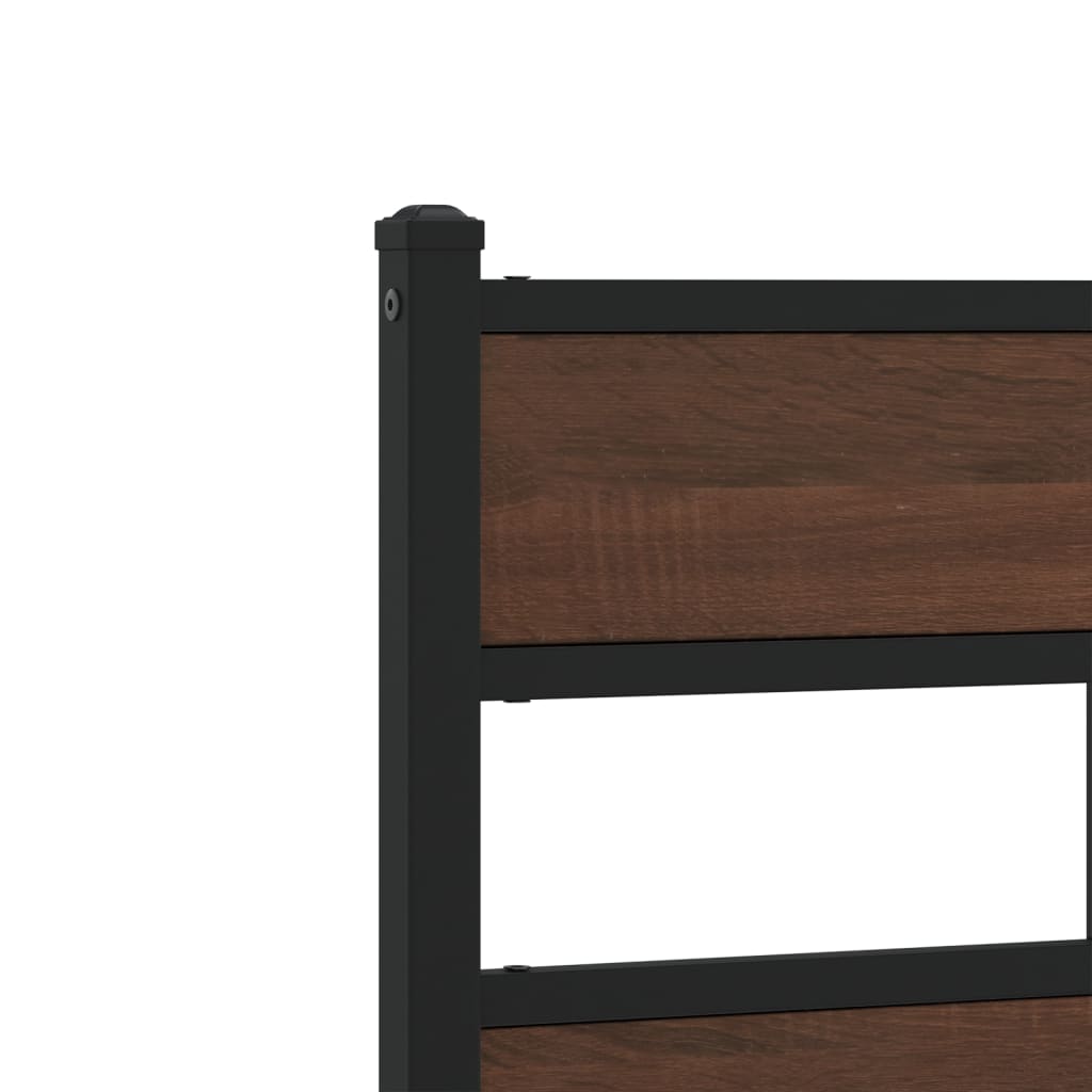 Bedframe met hoofdbord en voetbord zonder matras 107x203 cm is nu te koop bij PeponiXL, paradijselijk wonen!