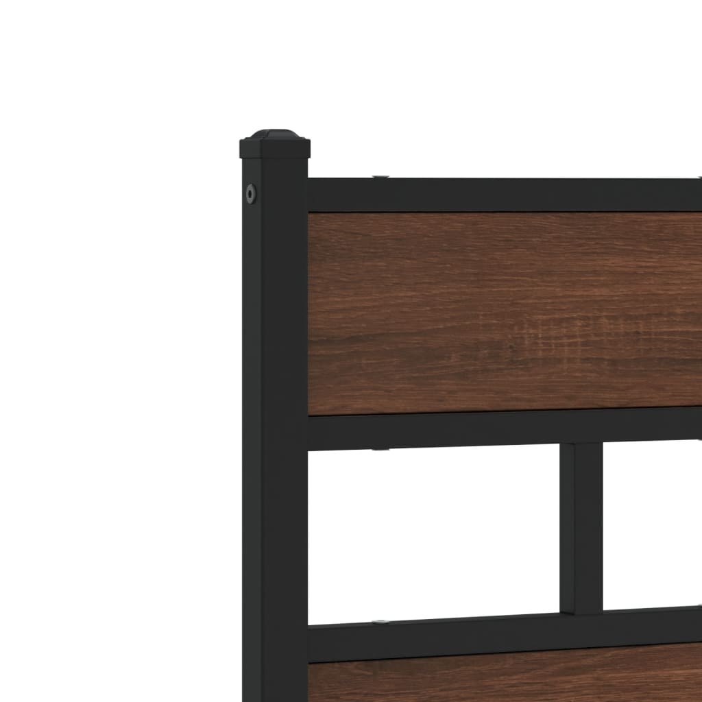 Bedframe met hoofdbord en voetbord zonder matras 120x190 cm is nu te koop bij PeponiXL, paradijselijk wonen!