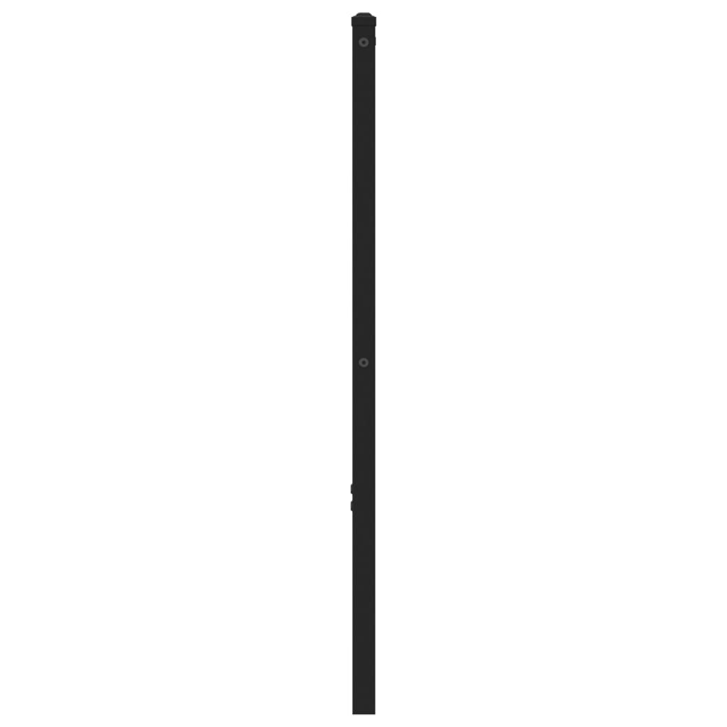 Vervangend hoofdbord 107 cm bewerkt hout en staal bruin eikenkleurig is nu te koop bij PeponiXL, paradijselijk wonen!