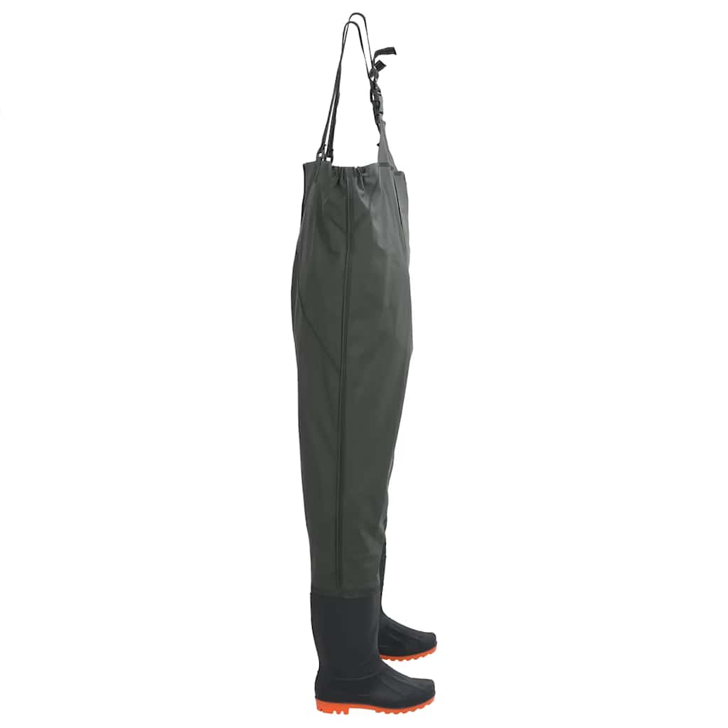 Waadpak met laarzen maat 38 donkergroen is nu te koop bij PeponiXL, paradijselijk wonen!