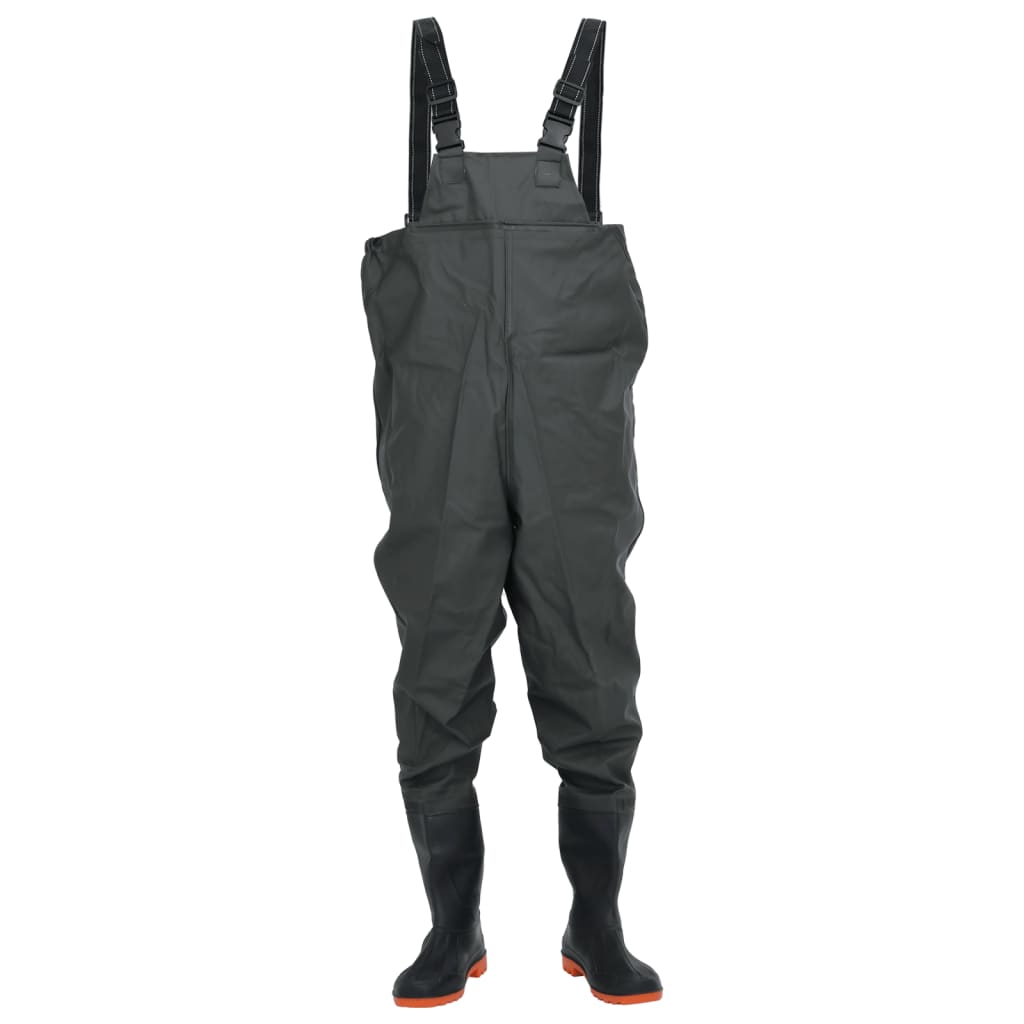 Waadpak met laarzen maat 40 donkergroen is nu te koop bij PeponiXL, paradijselijk wonen!