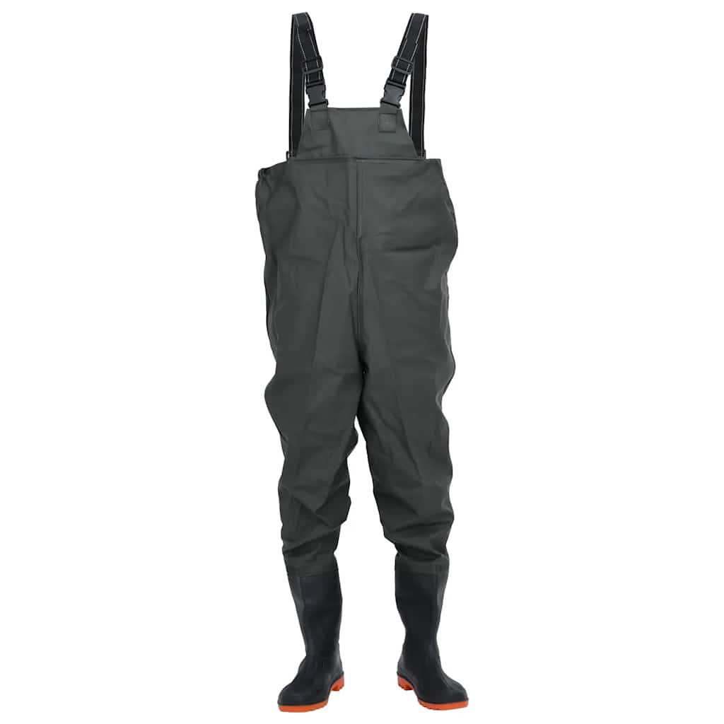 Waadpak met laarzen maat 42 donkergroen is nu te koop bij PeponiXL, paradijselijk wonen!