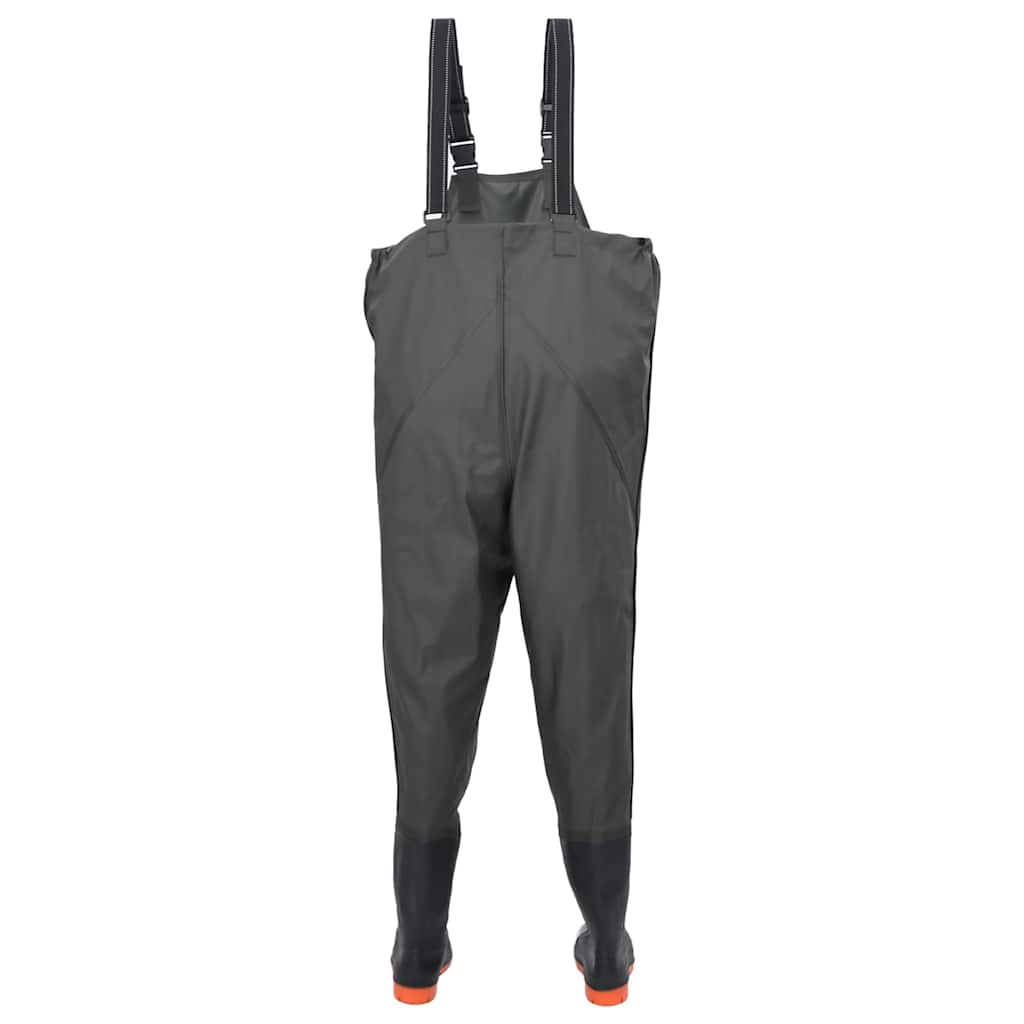 Waadpak met laarzen maat 43 donkergroen is nu te koop bij PeponiXL, paradijselijk wonen!