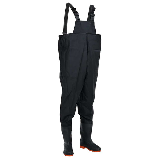 Waadpak met laarzen maat 40 zwart is nu te koop bij PeponiXL, paradijselijk wonen!