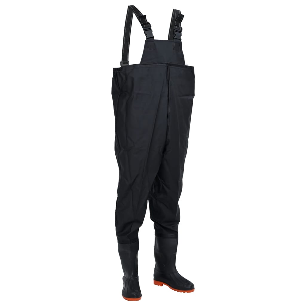 Waadpak met laarzen maat 41 zwart is nu te koop bij PeponiXL, paradijselijk wonen!