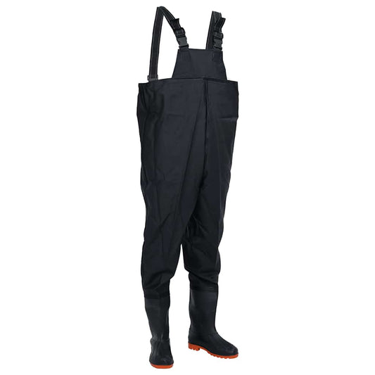 Waadpak met laarzen maat 42 zwart is nu te koop bij PeponiXL, paradijselijk wonen!