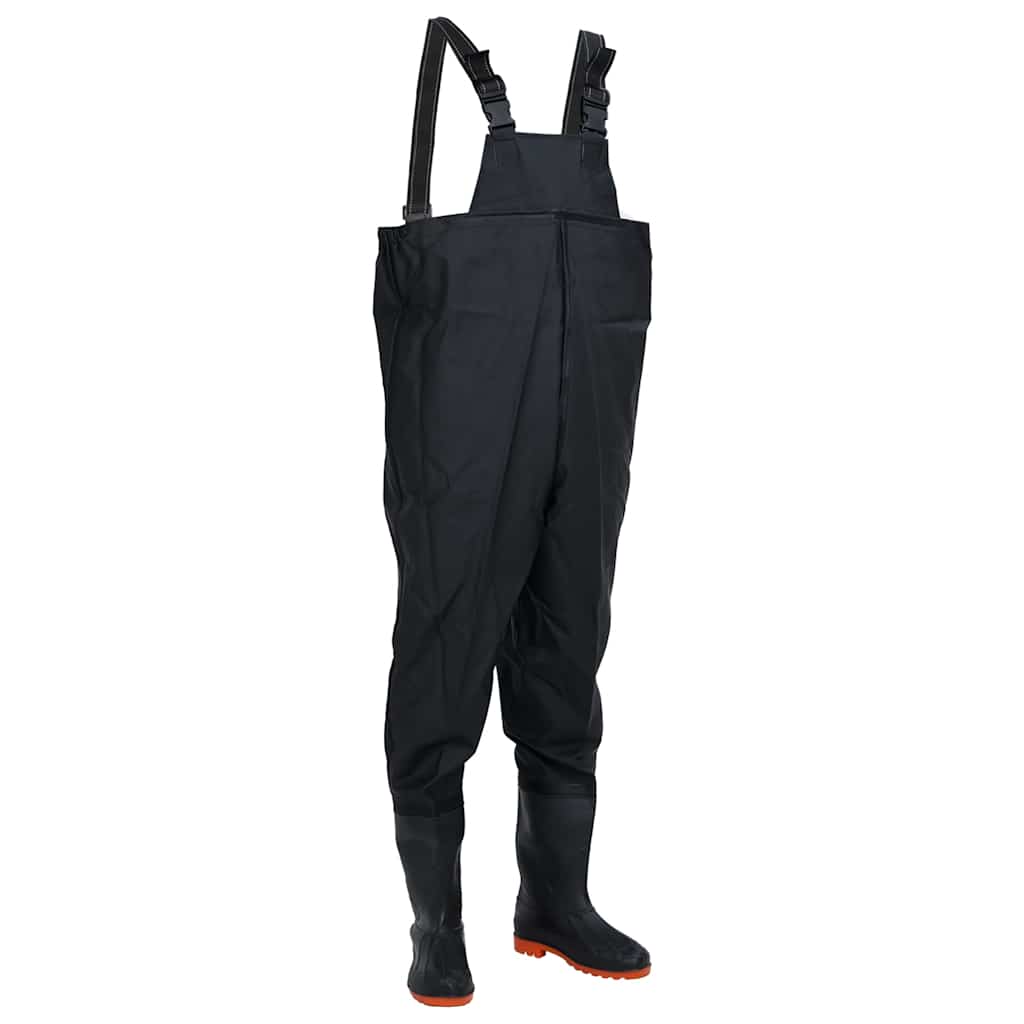 Waadpak met laarzen maat 43 zwart is nu te koop bij PeponiXL, paradijselijk wonen!