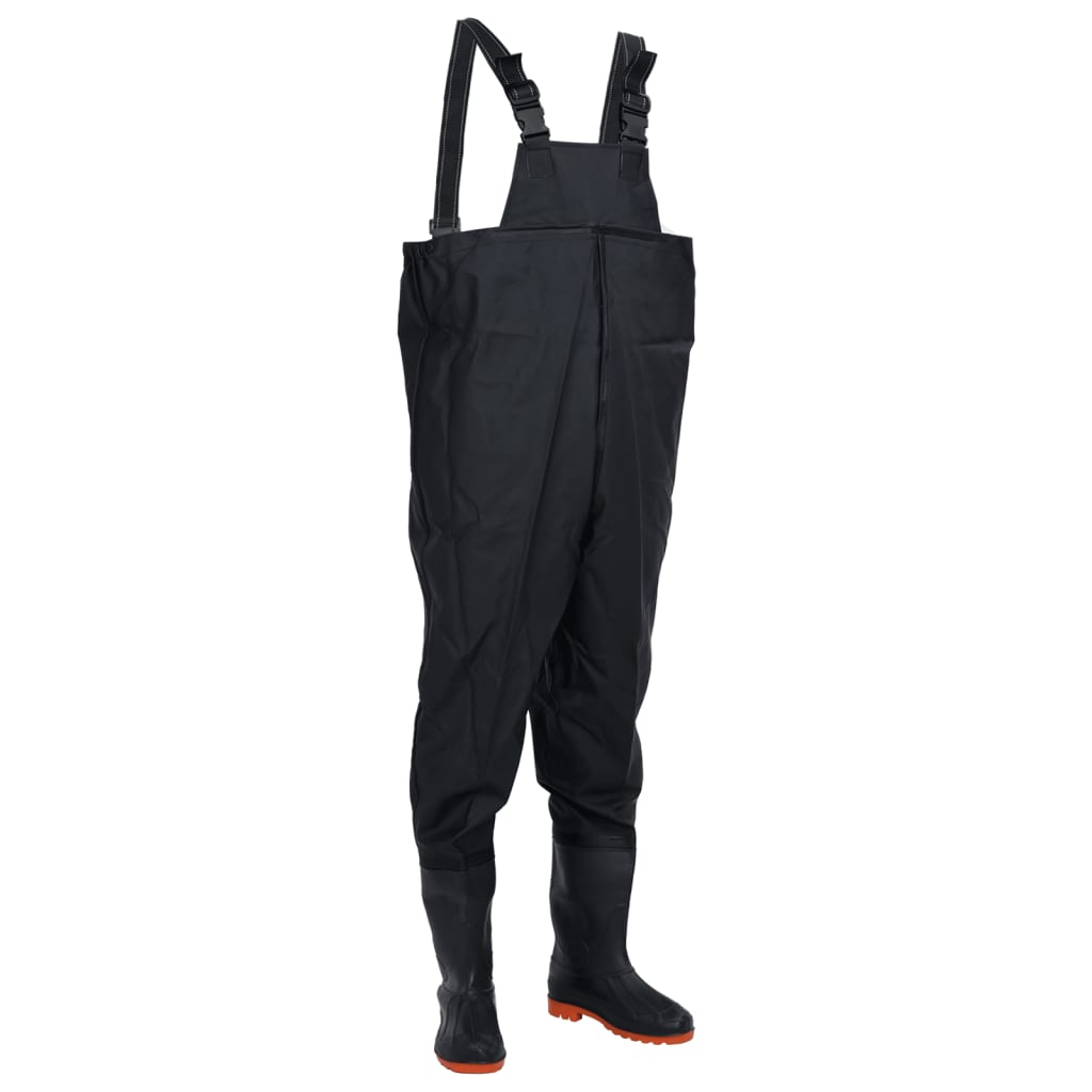 Waadpak met laarzen maat 44 zwart is nu te koop bij PeponiXL, paradijselijk wonen!