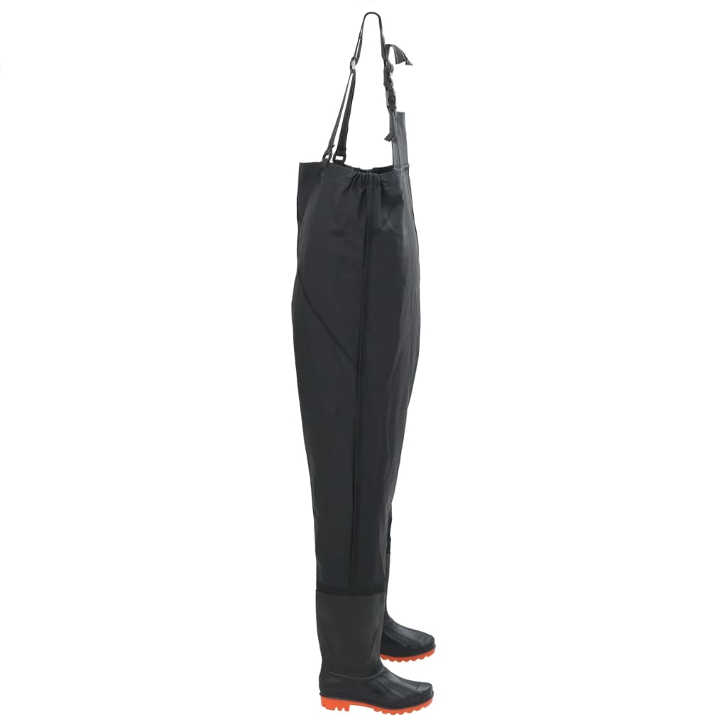 Waadpak met laarzen maat 44 zwart is nu te koop bij PeponiXL, paradijselijk wonen!