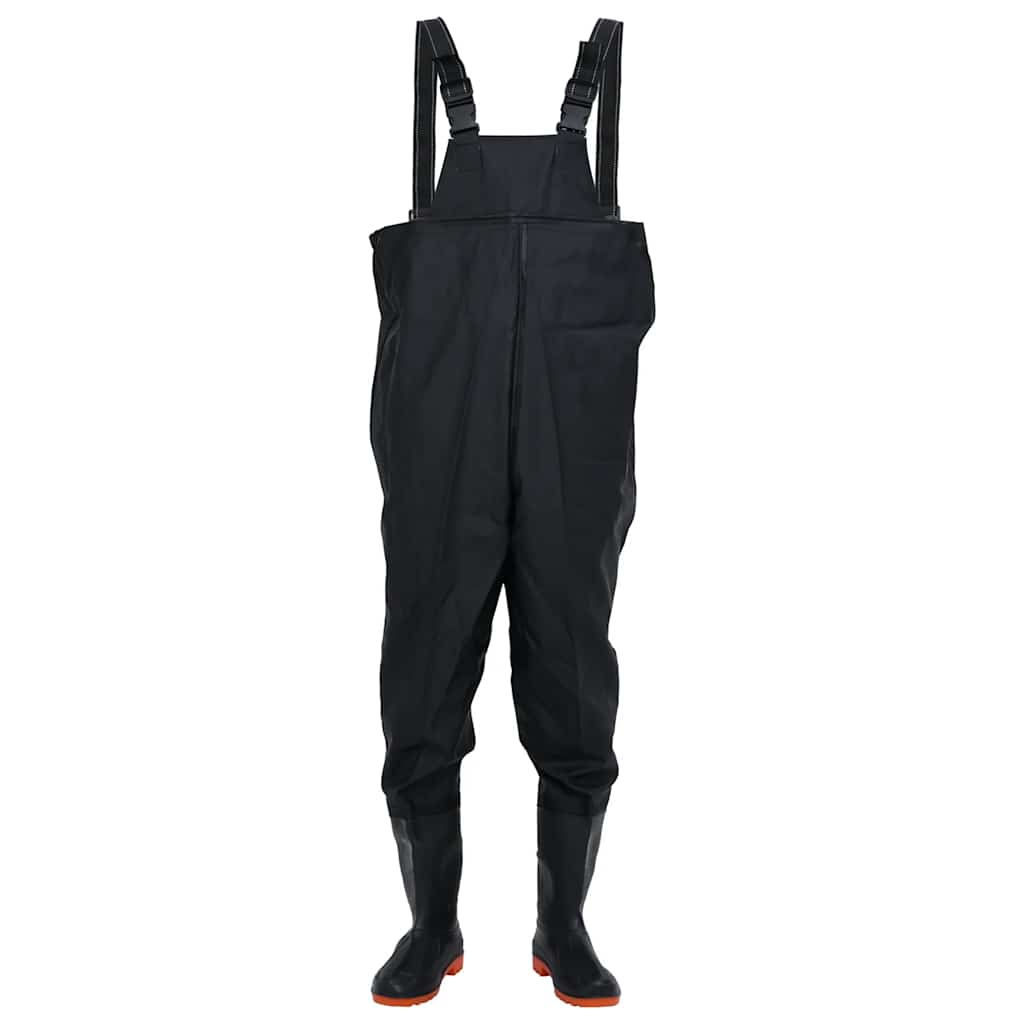 Waadpak met laarzen maat 45 zwart is nu te koop bij PeponiXL, paradijselijk wonen!