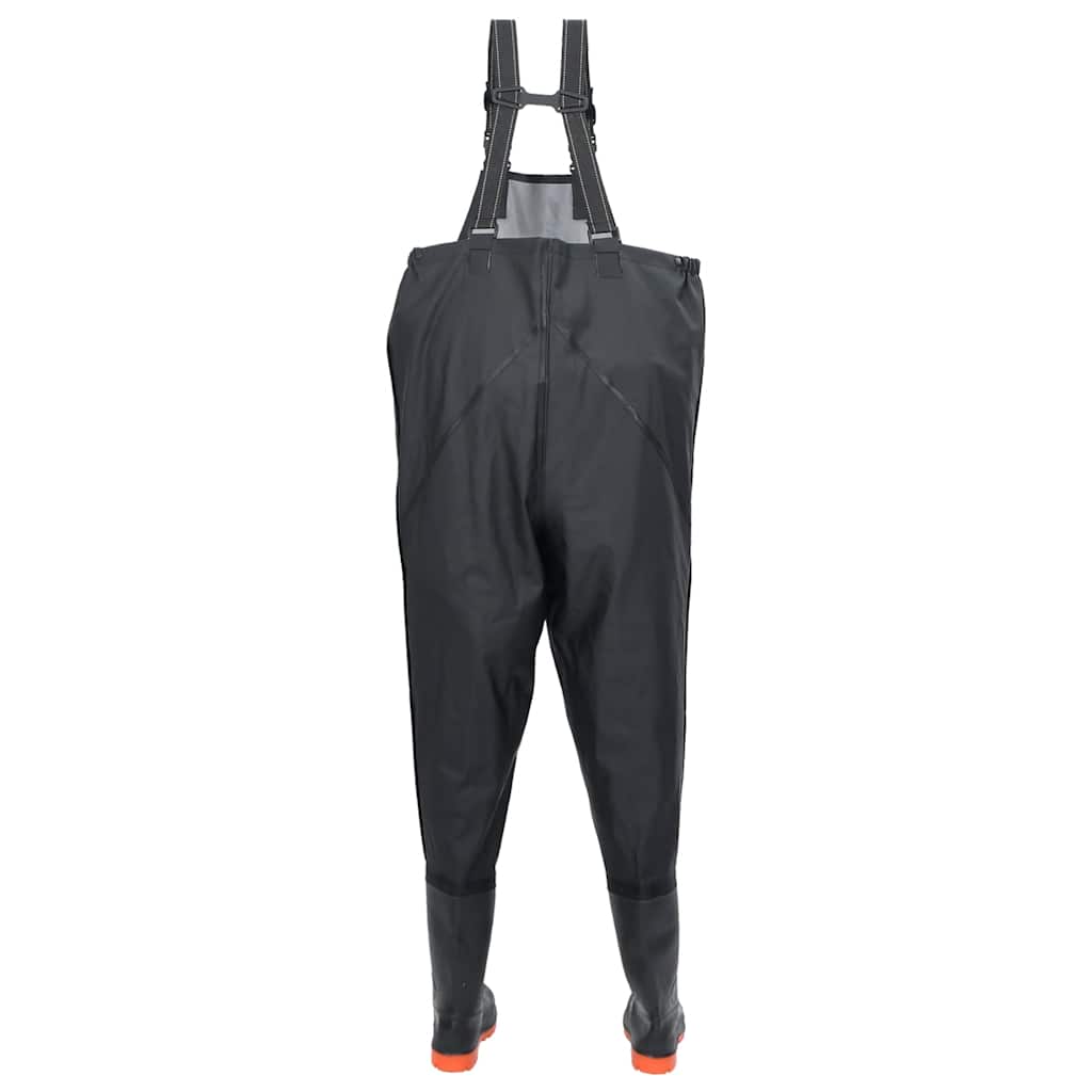 Waadpak met laarzen maat 45 zwart is nu te koop bij PeponiXL, paradijselijk wonen!