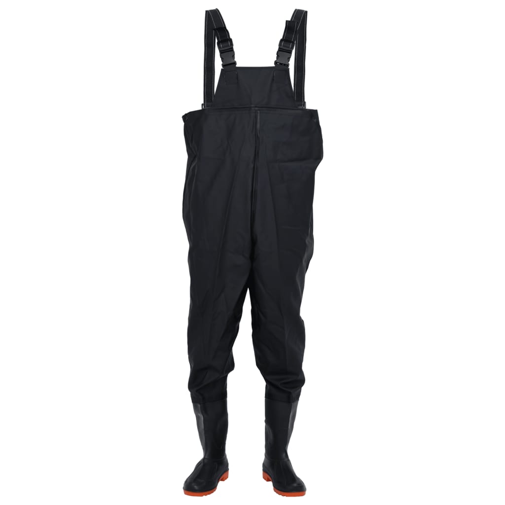 Waadpak met laarzen maat 46 zwart is nu te koop bij PeponiXL, paradijselijk wonen!