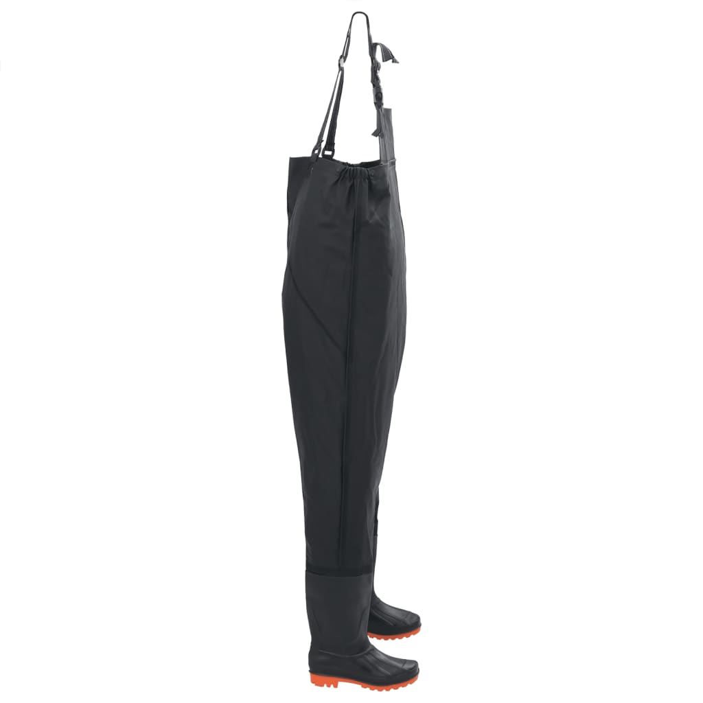 Waadpak met laarzen maat 46 zwart is nu te koop bij PeponiXL, paradijselijk wonen!
