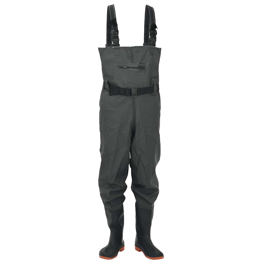 Waadpak met laarzen en riem maat 40 donkergroen is nu te koop bij PeponiXL, paradijselijk wonen!