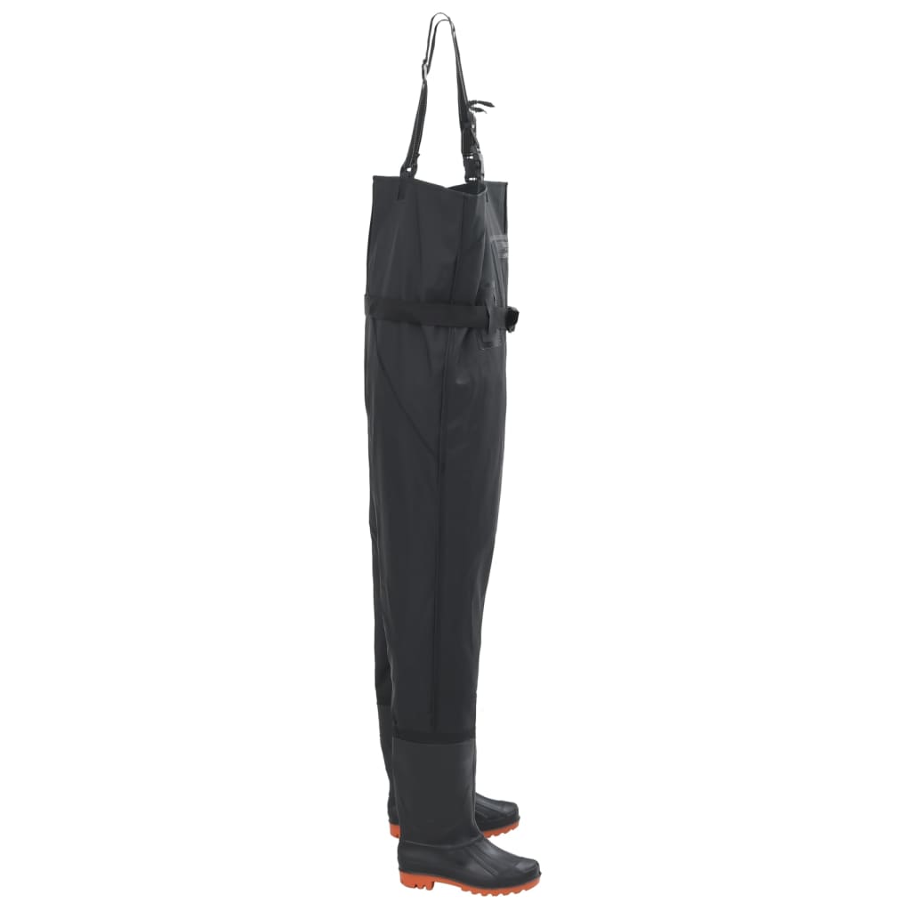 Waadpak met laarzen en riem maat 38 zwart is nu te koop bij PeponiXL, paradijselijk wonen!