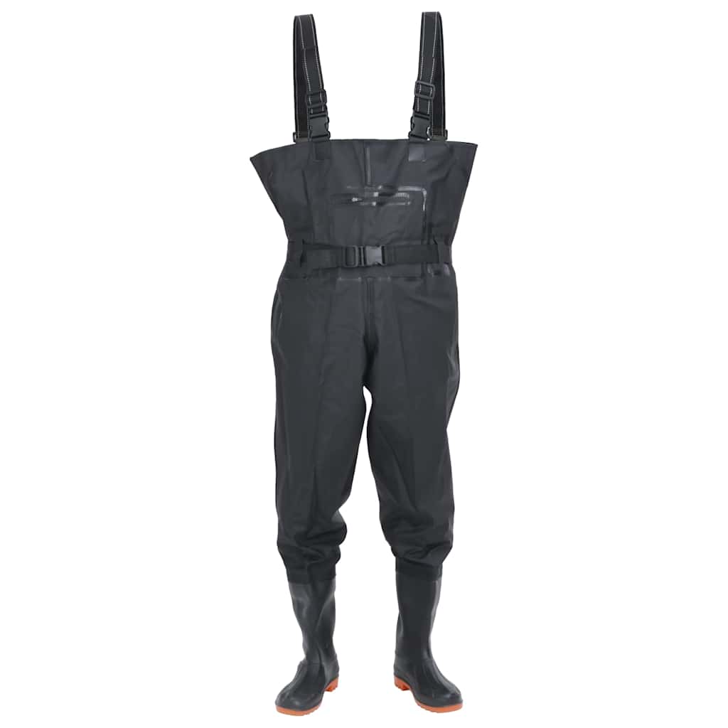 Waadpak met laarzen en riem maat 39 zwart is nu te koop bij PeponiXL, paradijselijk wonen!