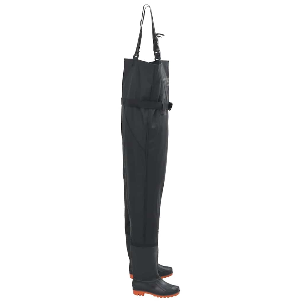 Waadpak met laarzen en riem maat 39 zwart is nu te koop bij PeponiXL, paradijselijk wonen!
