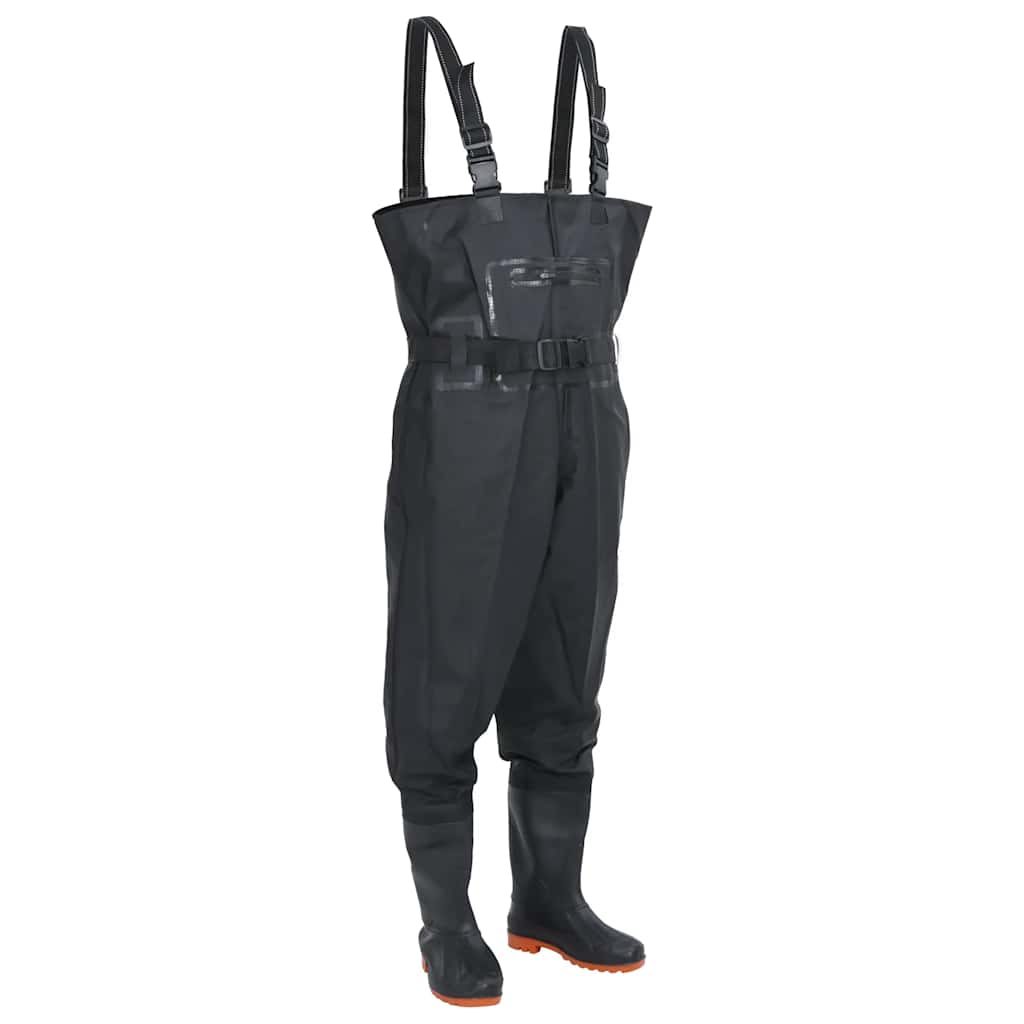 Waadpak met laarzen en riem maat 40 zwart is nu te koop bij PeponiXL, paradijselijk wonen!