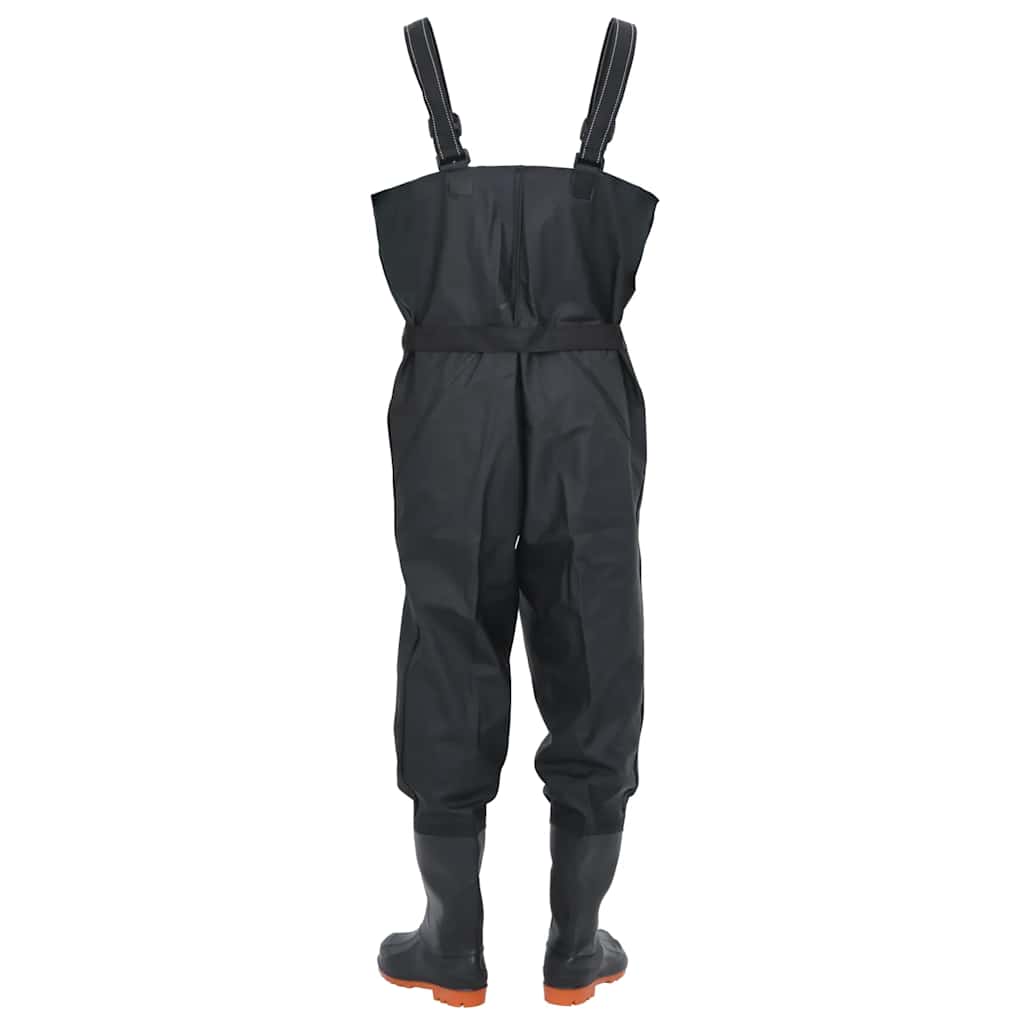 Waadpak met laarzen en riem maat 40 zwart is nu te koop bij PeponiXL, paradijselijk wonen!