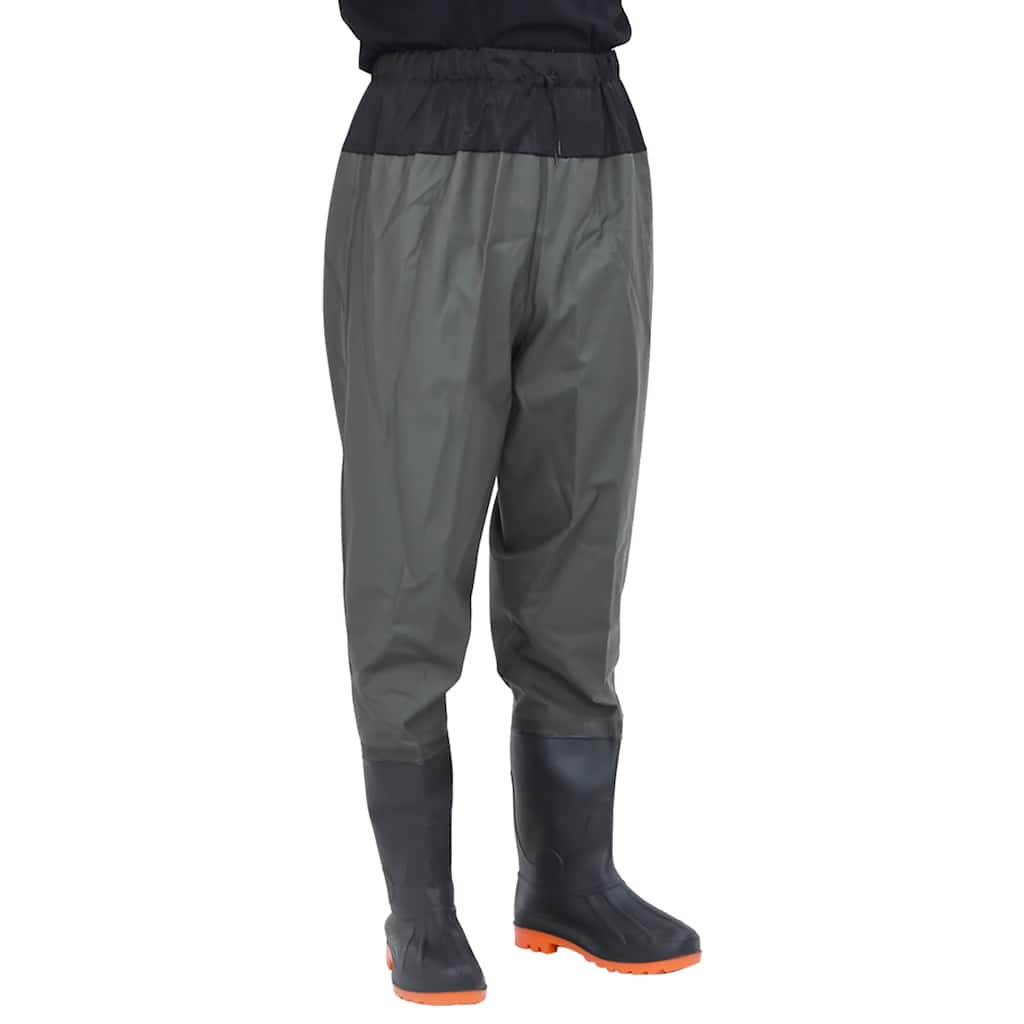 Waadpak met laarzen maat 40 donkergroen is nu te koop bij PeponiXL, paradijselijk wonen!