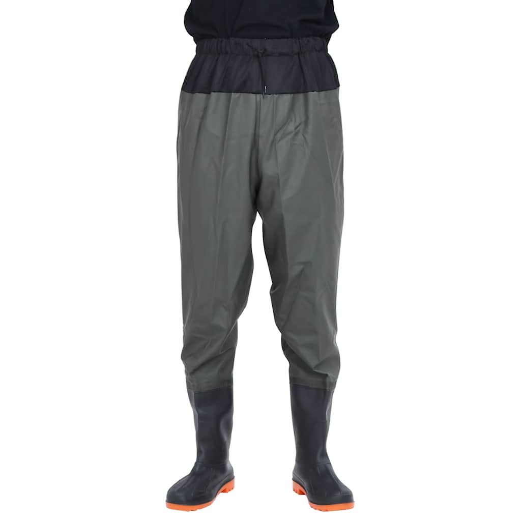 Waadpak met laarzen maat 40 donkergroen is nu te koop bij PeponiXL, paradijselijk wonen!