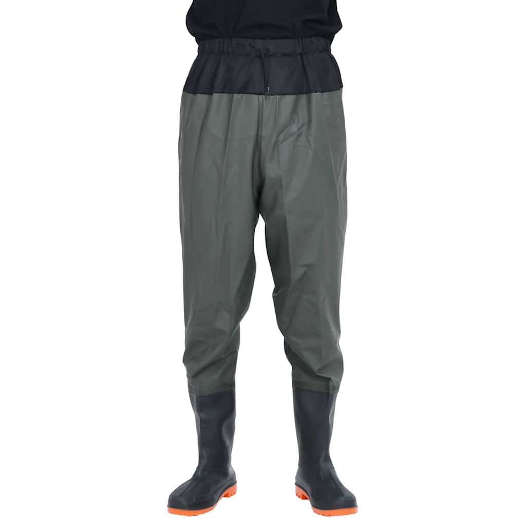 Waadpak met laarzen maat 42 donkergroen is nu te koop bij PeponiXL, paradijselijk wonen!
