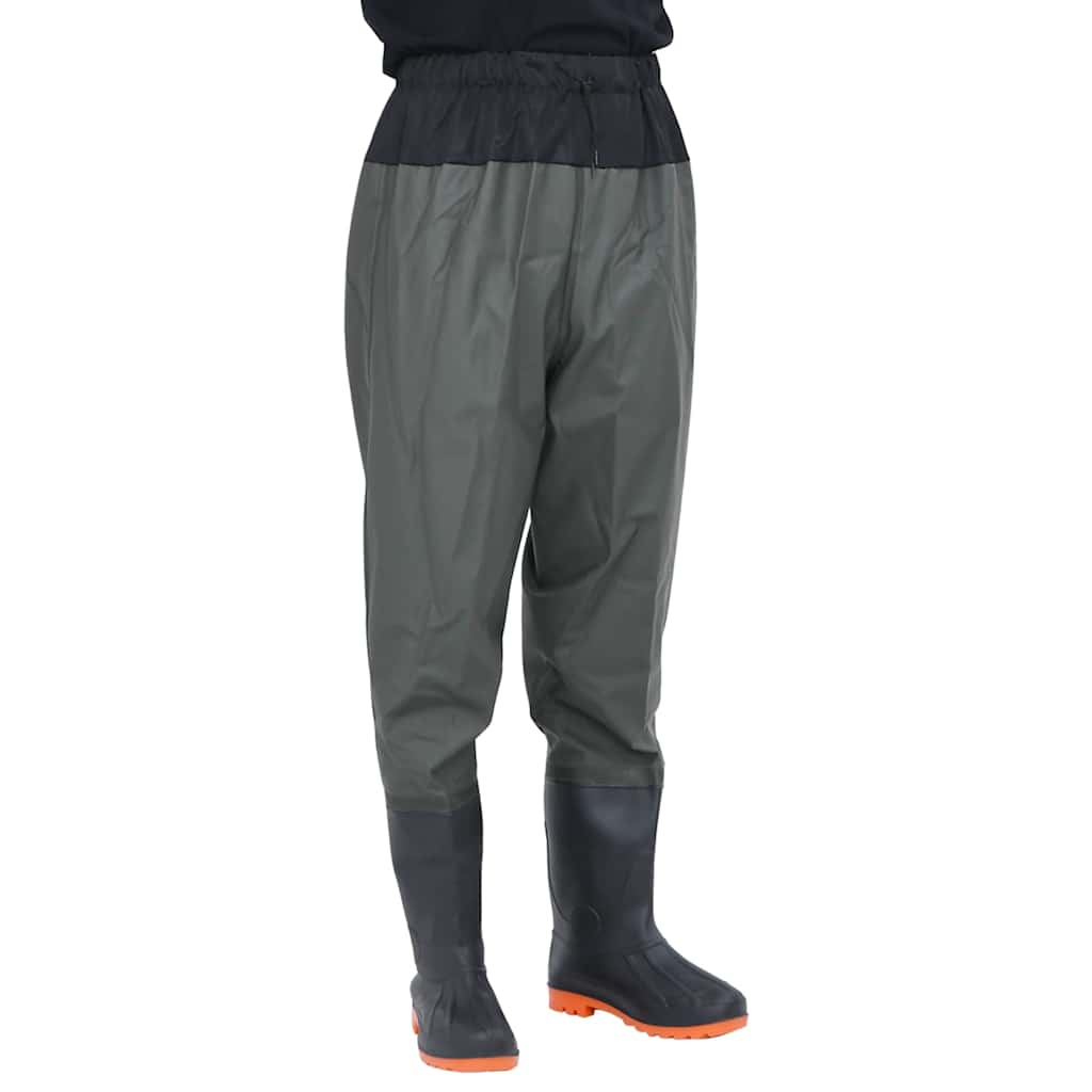 Waadpak met laarzen maat 44 donkergroen is nu te koop bij PeponiXL, paradijselijk wonen!
