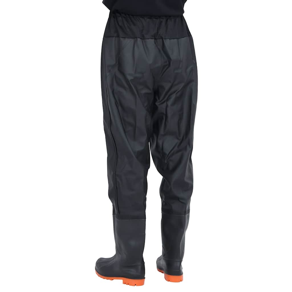 Waadpak met laarzen maat 38 zwart is nu te koop bij PeponiXL, paradijselijk wonen!