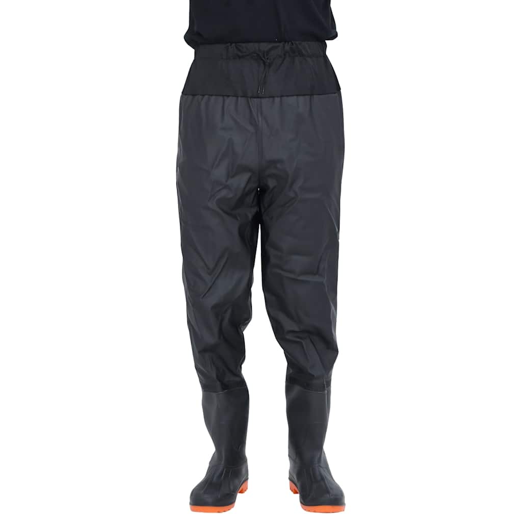 Waadpak met laarzen maat 43 zwart is nu te koop bij PeponiXL, paradijselijk wonen!