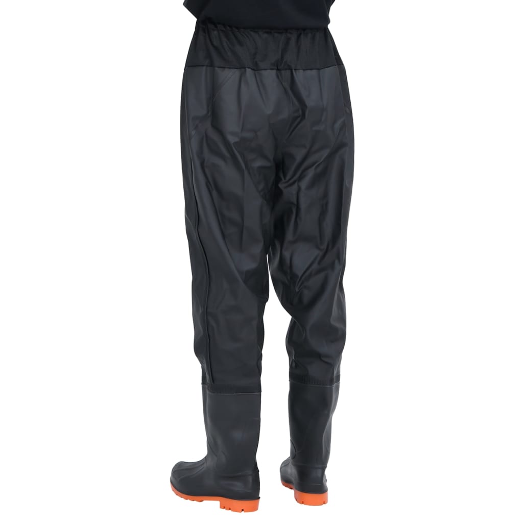 Waadpak met laarzen maat 44 zwart is nu te koop bij PeponiXL, paradijselijk wonen!