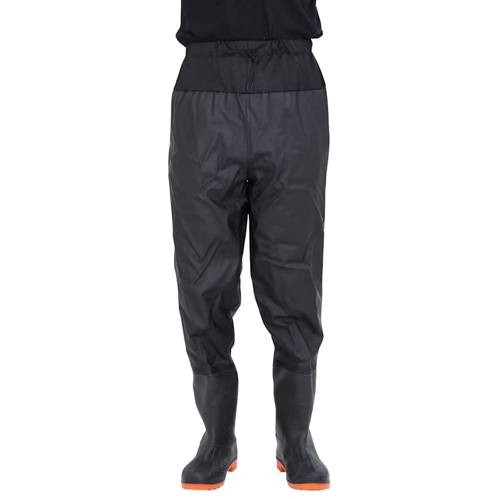 Waadpak met laarzen maat 45 zwart is nu te koop bij PeponiXL, paradijselijk wonen!