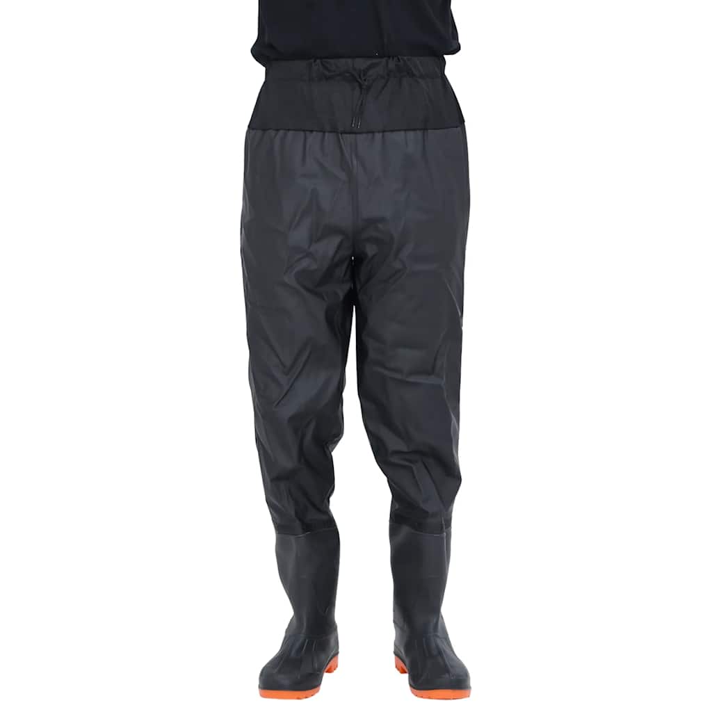 Waadpak met laarzen maat 46 zwart is nu te koop bij PeponiXL, paradijselijk wonen!