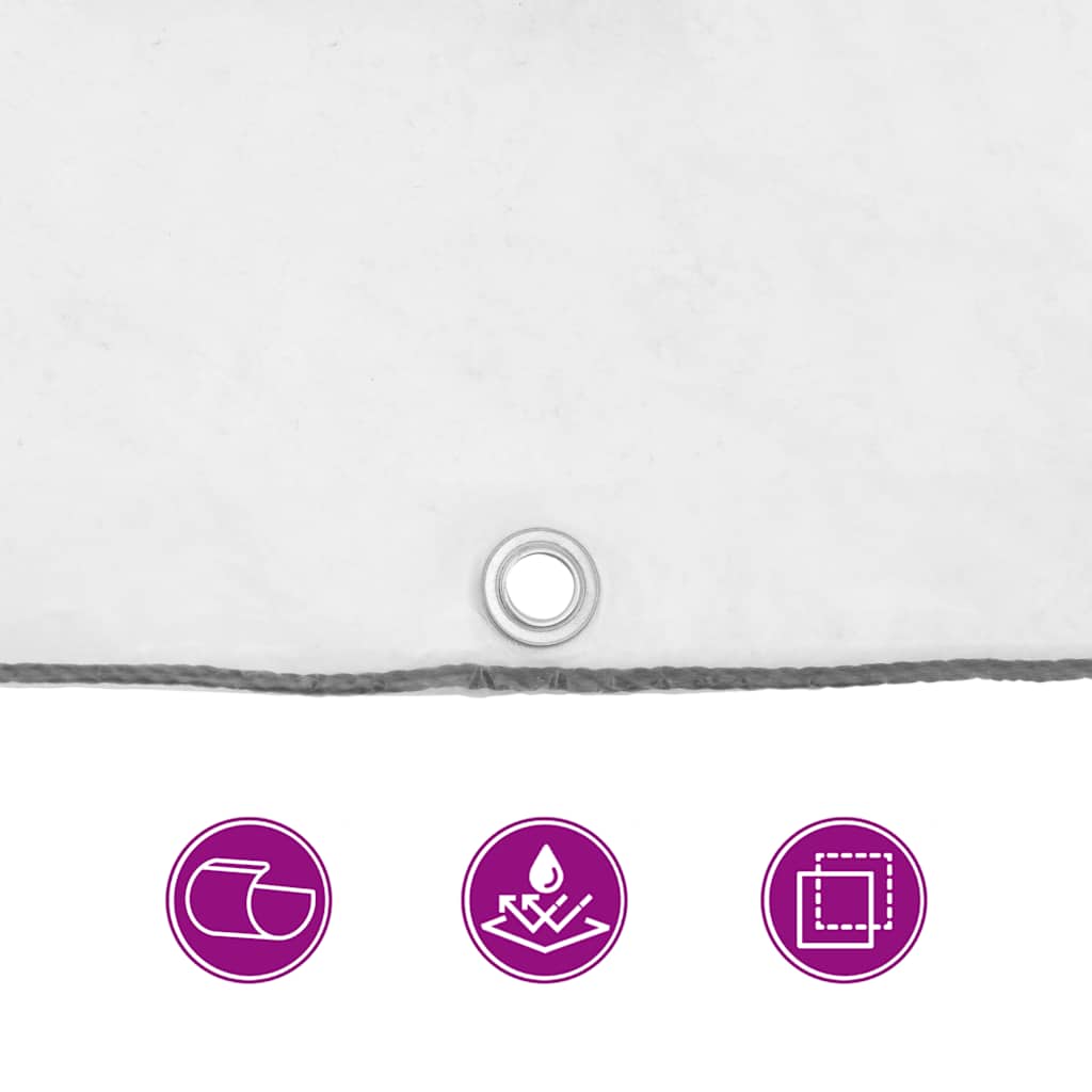 Doorzichtig zeildoek met zeilringen 2x6 m polyethyleen is nu te koop bij PeponiXL, paradijselijk wonen!