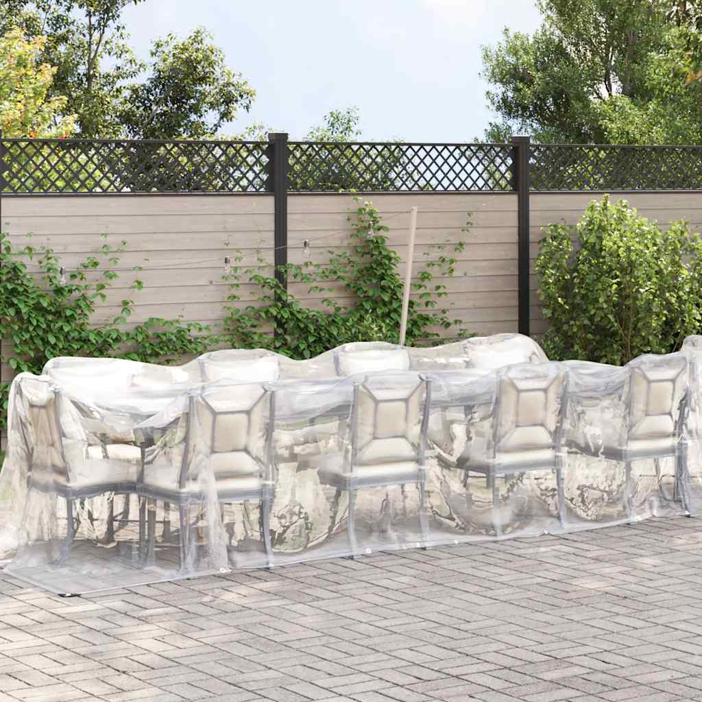 Doorzichtig zeildoek met zeilringen 2x12 m polyethyleen is nu te koop bij PeponiXL, paradijselijk wonen!