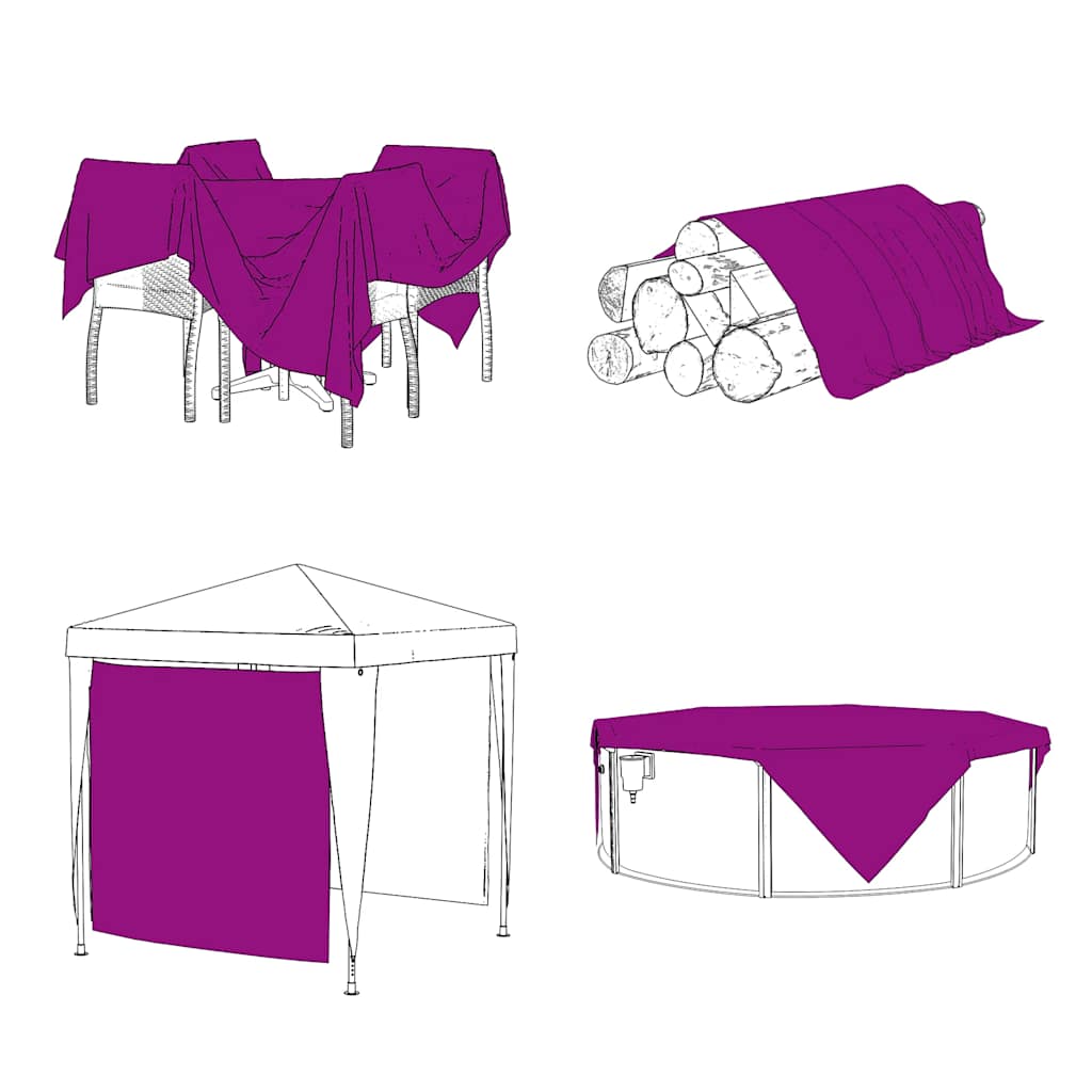 Doorzichtig zeildoek met zeilringen 4x4 m polyethyleen is nu te koop bij PeponiXL, paradijselijk wonen!