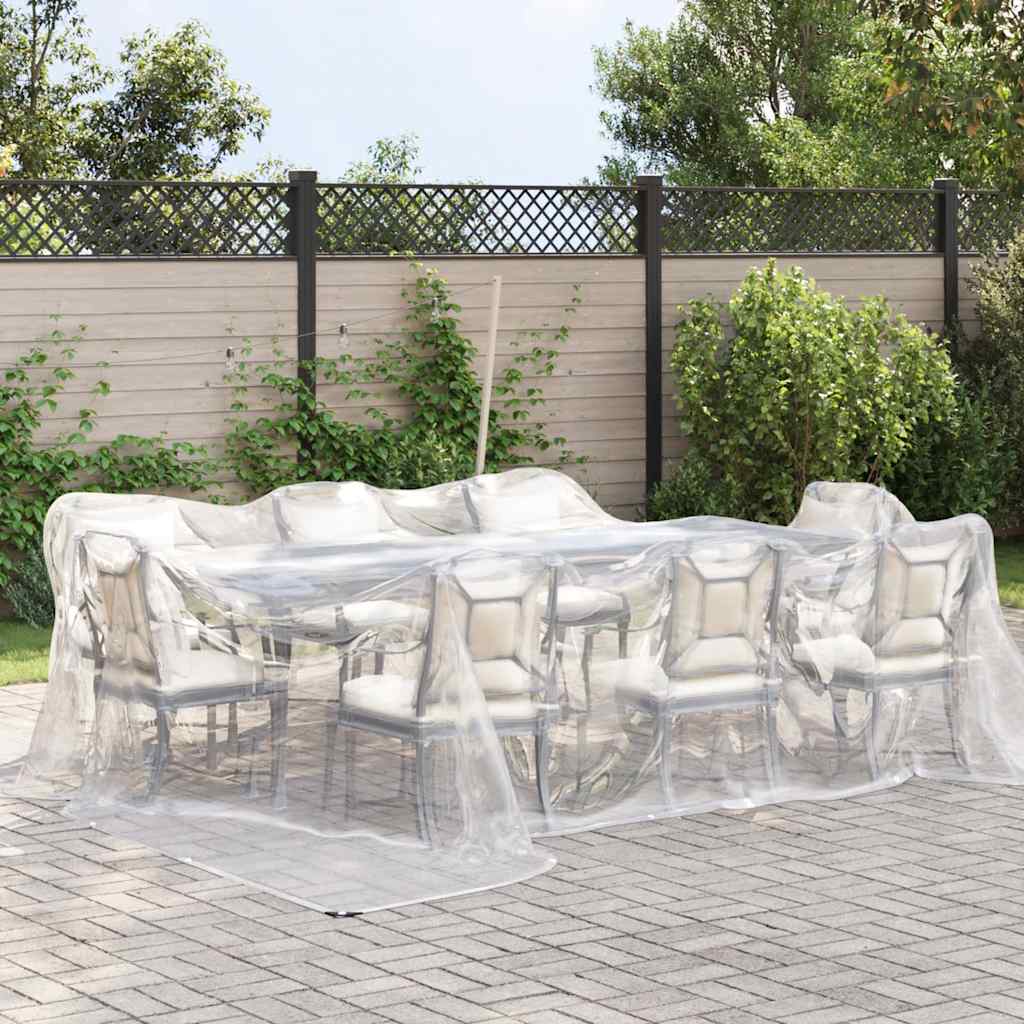 Doorzichtig zeildoek met zeilringen 4x5 m polyethyleen is nu te koop bij PeponiXL, paradijselijk wonen!