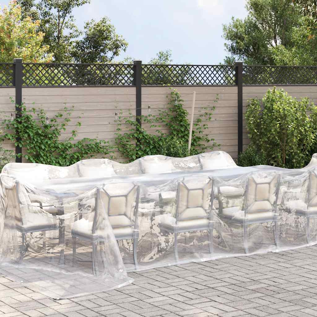 Doorzichtig zeildoek met zeilringen 5x8 m polyethyleen is nu te koop bij PeponiXL, paradijselijk wonen!