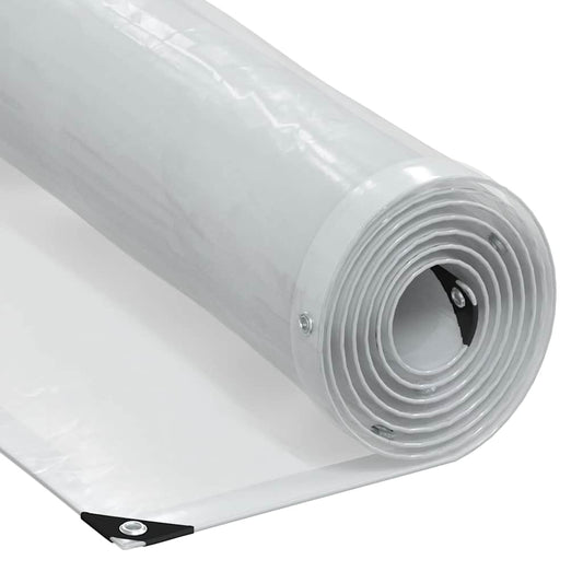 Doorzichtig zeildoek met zeilringen 6x12 m polyethyleen is nu te koop bij PeponiXL, paradijselijk wonen!