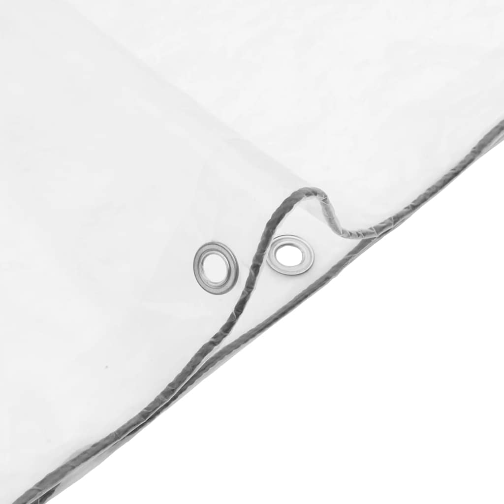 Doorzichtig zeildoek met zeilringen 8x12 m polyethyleen is nu te koop bij PeponiXL, paradijselijk wonen!