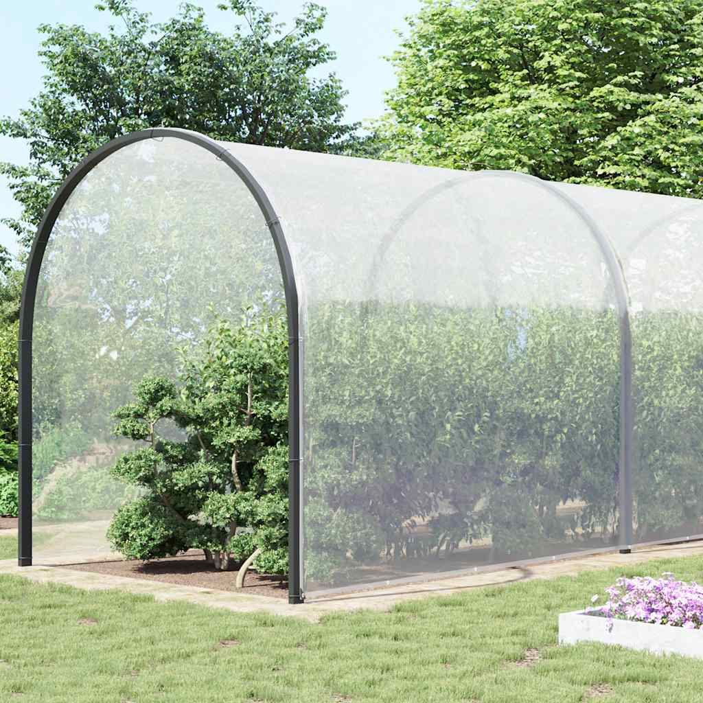 Doorzichtig zeildoek met zeilringen 10x12 m polyethyleen is nu te koop bij PeponiXL, paradijselijk wonen!