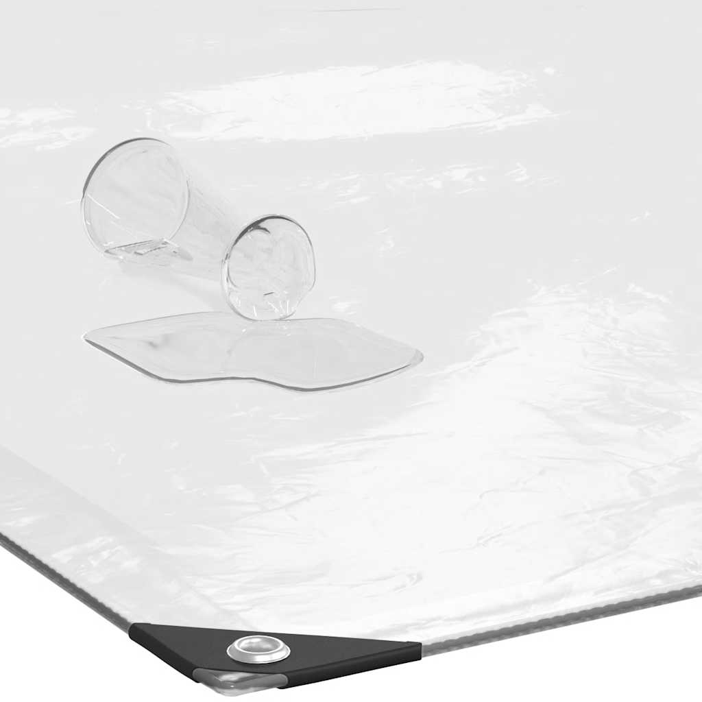 Doorzichtig zeildoek met zeilringen 12x12 m polyethyleen is nu te koop bij PeponiXL, paradijselijk wonen!