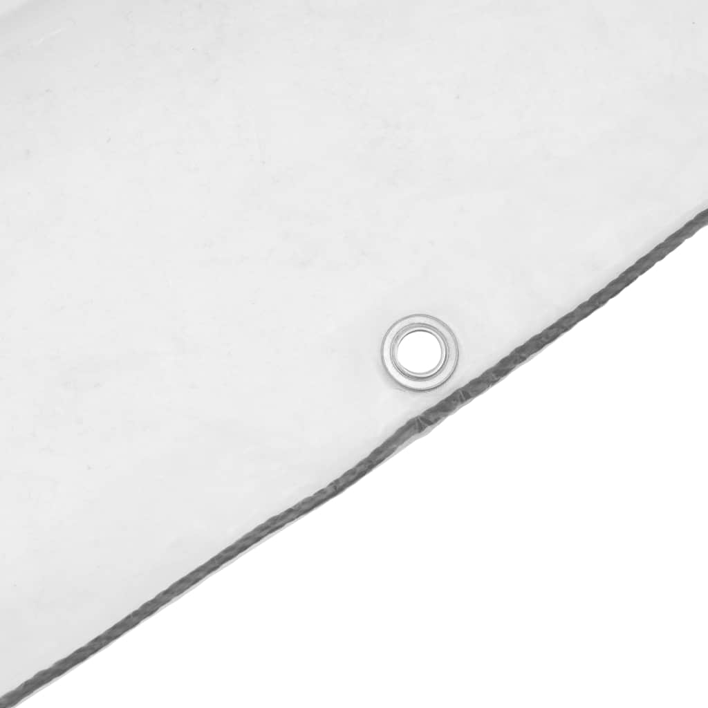 Doorzichtig zeildoek met zeilringen 12x12 m polyethyleen is nu te koop bij PeponiXL, paradijselijk wonen!