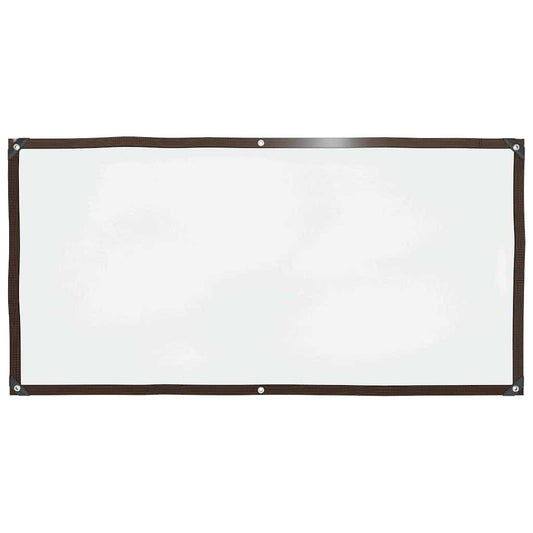 Doorzichtig zeildoek met zeilringen 1x2 m polyethyleen is nu te koop bij PeponiXL, paradijselijk wonen!