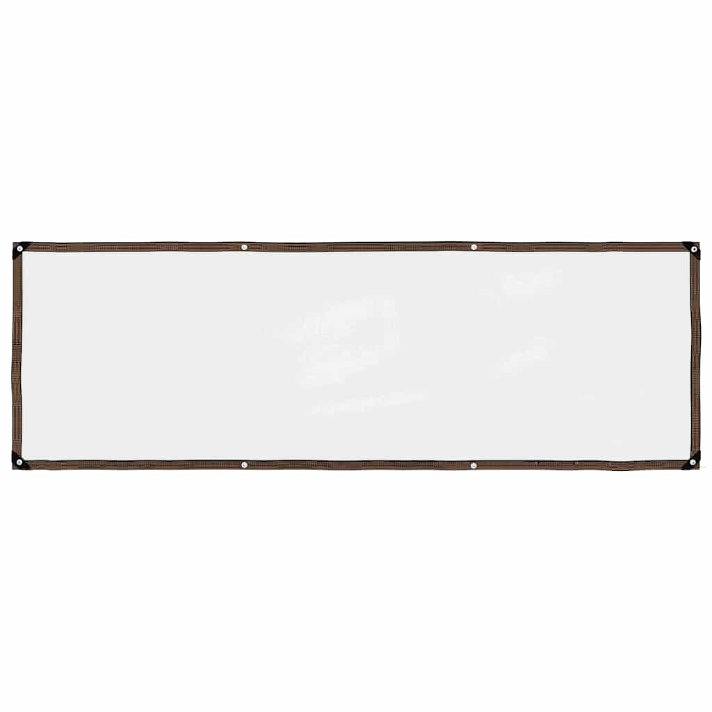 Doorzichtig zeildoek met zeilringen 1x3 m polyethyleen is nu te koop bij PeponiXL, paradijselijk wonen!