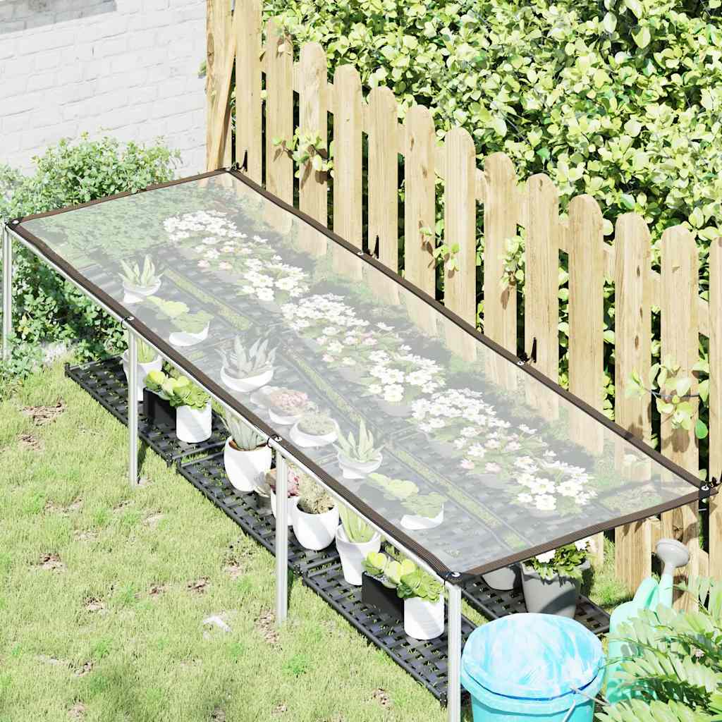 Doorzichtig zeildoek met zeilringen 1x3 m polyethyleen is nu te koop bij PeponiXL, paradijselijk wonen!
